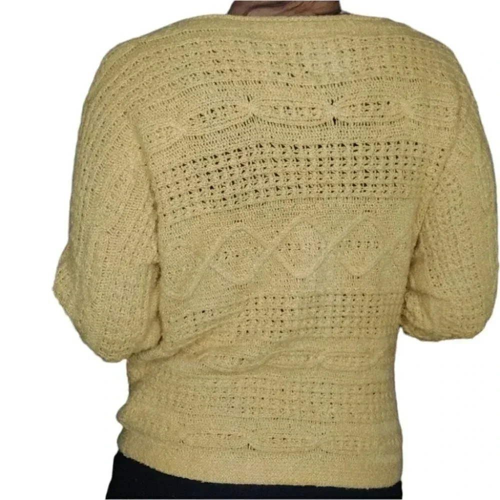 Abercrombie & Fitch Mustard Colored Sweater Size XS - Picture 7 of 13